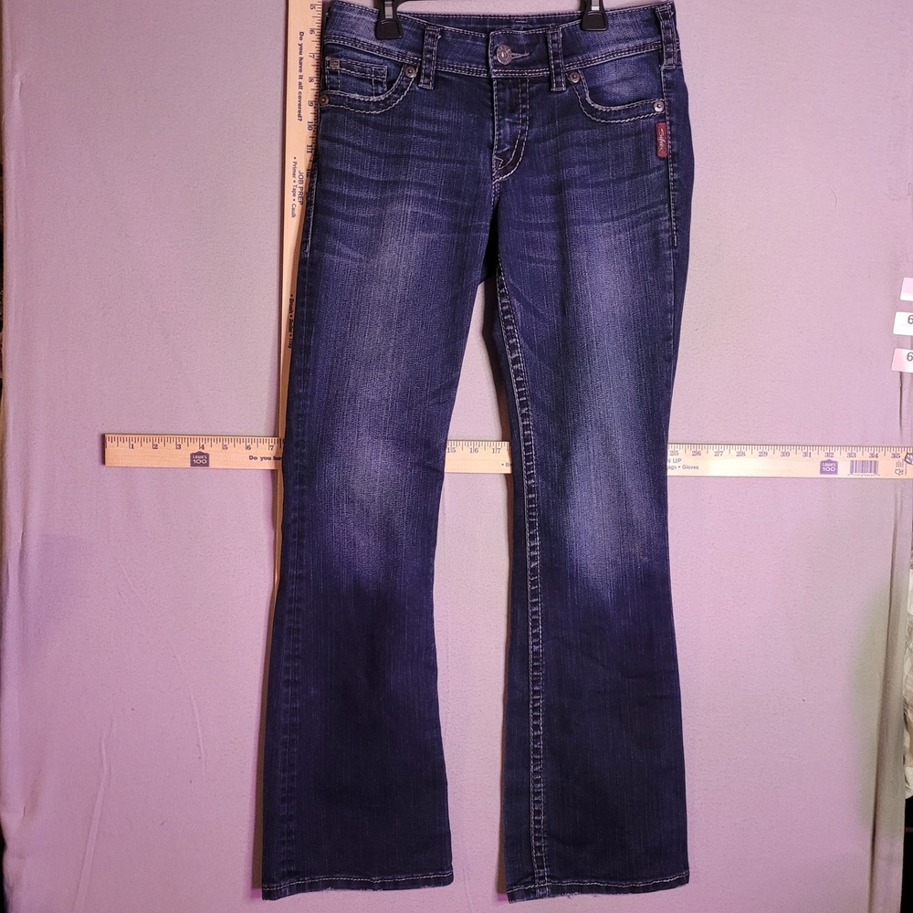 Silver Jeans Suki Surplus Bootcut Dark Wash Denim W27 L32